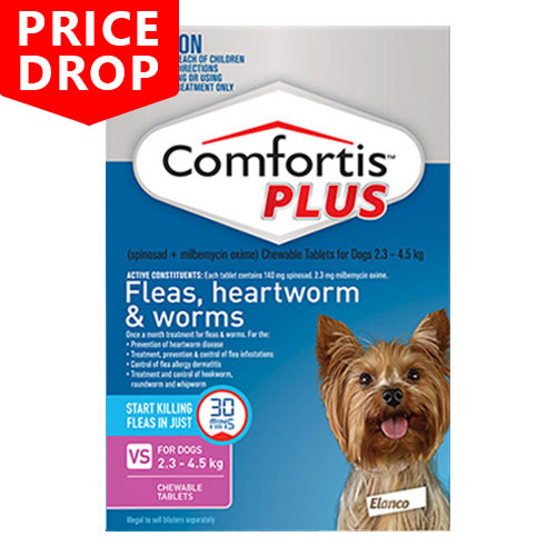 Buy Comfortis Plus Heartworm Preventative For Dogs