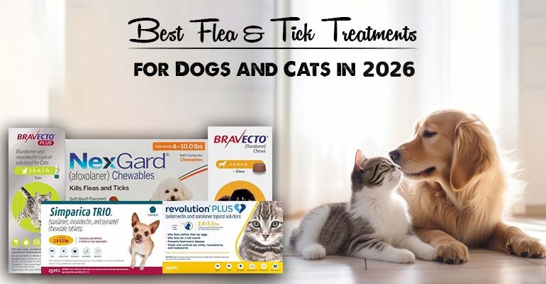 Best Flea & Tick Treatments for Dogs and Cats in 2026
