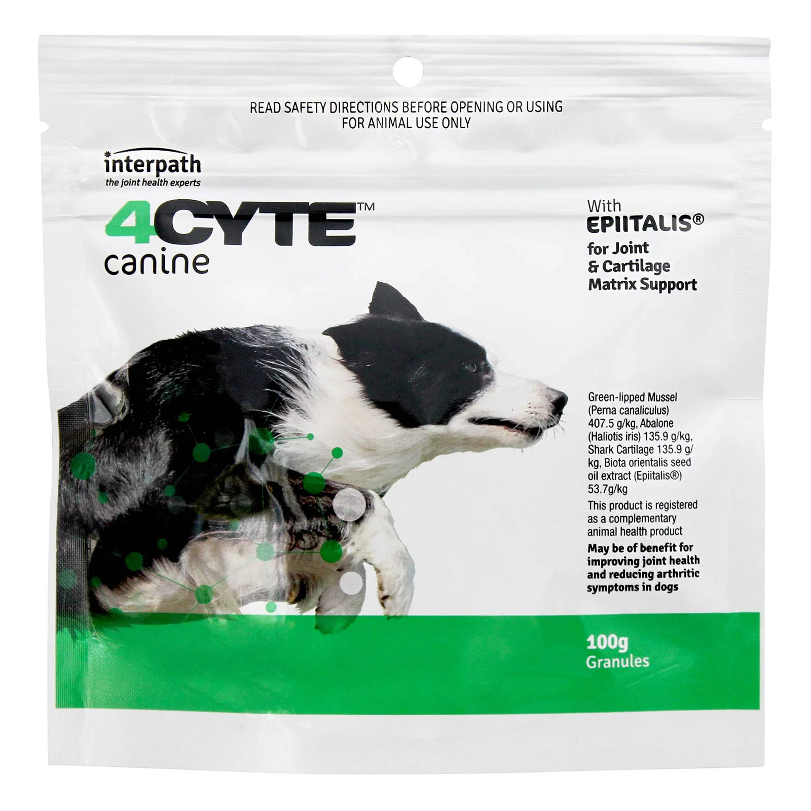 4cyte Canine Joint Support Supplement Granules For Dog 100 Gm-image-21678
