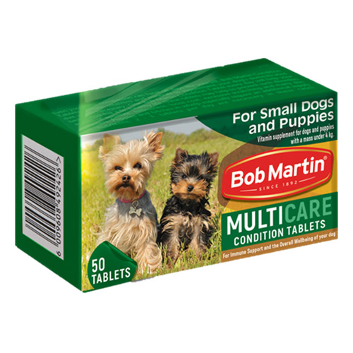 Bob Martin Multicare Condition Tablets For Small Dogs And Puppies 50 Tablets-image-21322