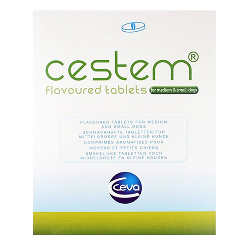 Cestem Flavored Tablets For Small & Medium Dogs 2 Tablets-image-9877