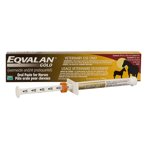 Eqvalan Gold Dewormer Oral Paste For Horse 7.74 Grams-image-21296