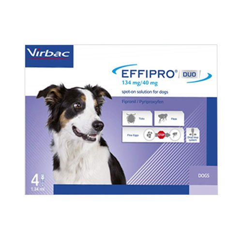 Effipro Duo Spot- On For Medium Dogs 23 To 44 Lbs 12 Doses-image-9740
