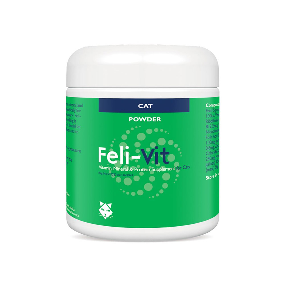 Kyron Feli-Vit Vitamin, Mineral & Protein Supplement Powder For Cats 250 Gm-image-21442