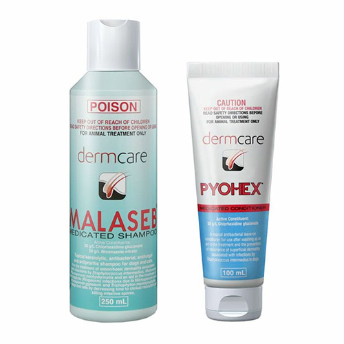 Malaseb Combo Pack (Malaseb 250ml & Pyohex 100ml) 1 Pack-image-21095