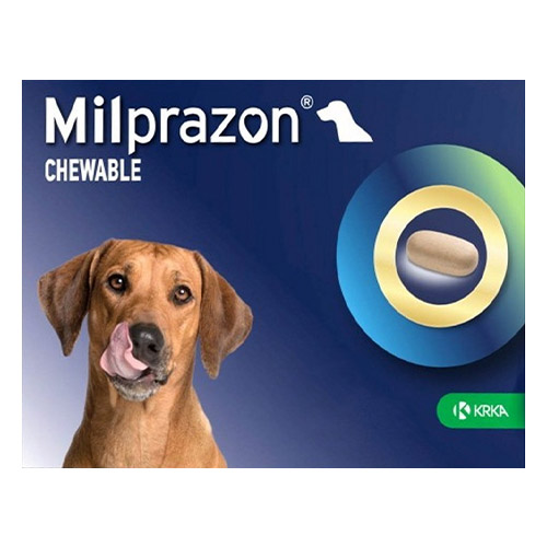 Milprazon Worming Chewable For Dogs Over 11lbs 1 Chew-image-21462