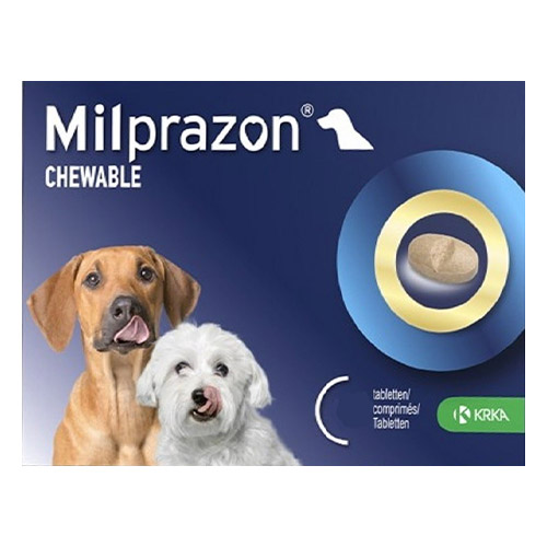 Milprazon Worming Chewable For Small Dogs/Puppies Upto 11lbs 1 Chew-image-21461