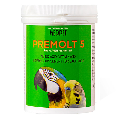 Medpet Premolt 5 For Cagebirds 300 Grams-image-21303