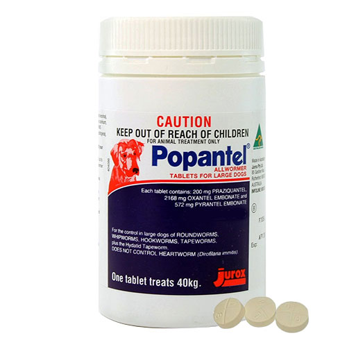 Popantel For Dogs 40 Kg 4 Tablet