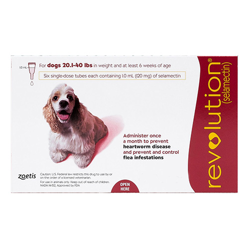 Revolution For Medium Dogs 10.1 To 20kg (Red) 6 Pack-image-9623