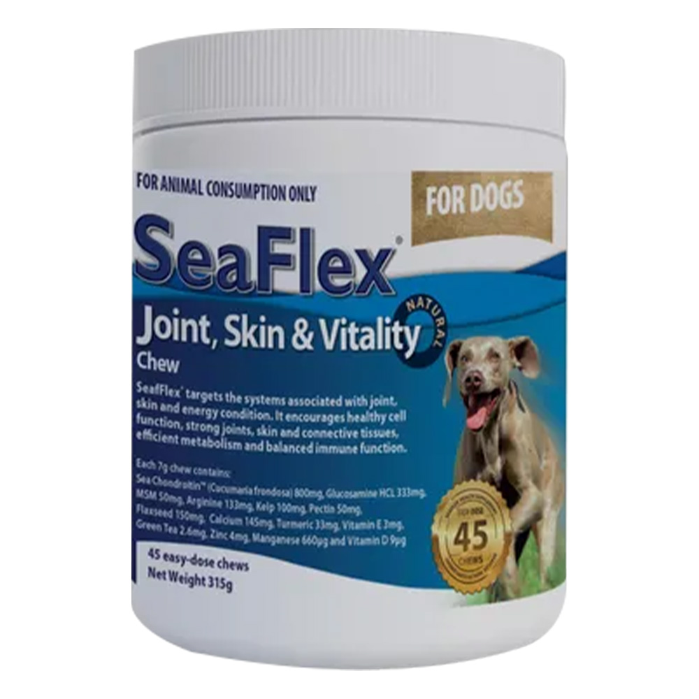 Seaflex Joint Skin & Vitality Chews For Dogs 45 Chews-image-21741
