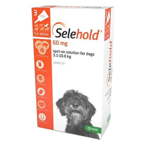 Selehold For Small Dogs 11-22lbs (Brown) 60mg/0.5ml 12 Pack-image-21204