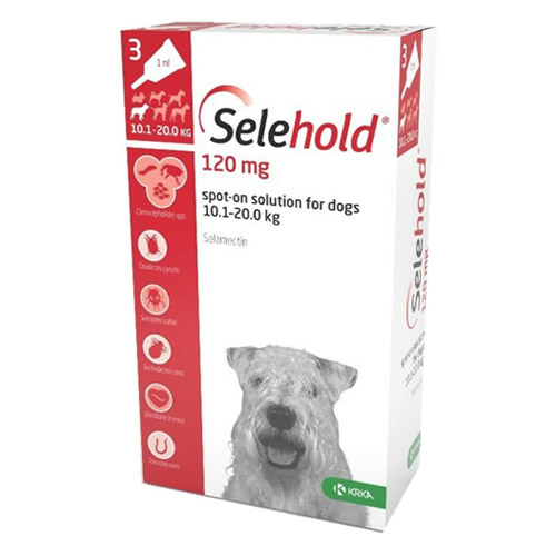 Selehold For Medium Dogs 22-44lbs (Red) 120mg/1.0ml 12 Pack-image-21207