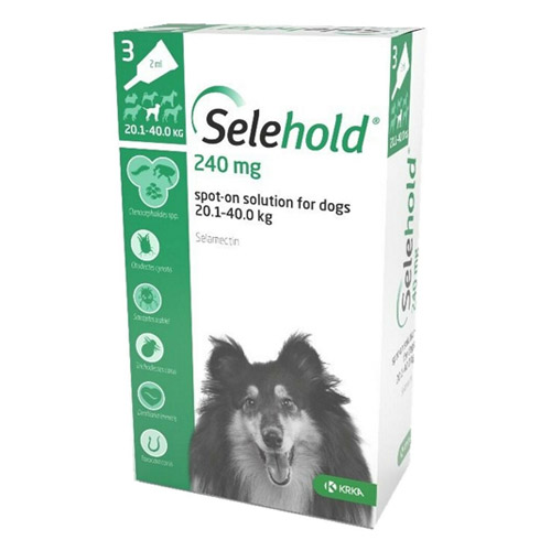 Selehold For Large Dogs 44-88lbs (Green) 240mg/2.0ml 12 Pack-image-21210