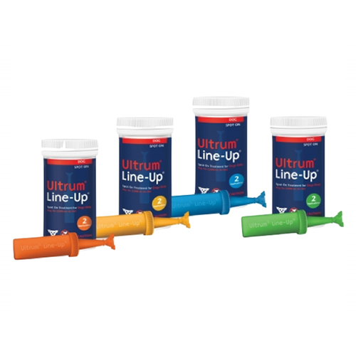 Ultrum Line-Up Spot On For Large Dogs (44-88 Lbs) Yellow 2 Pipettes-image-9759