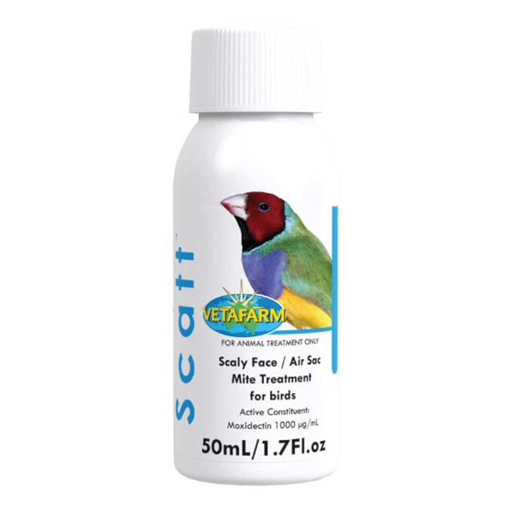 Vetafarm Scatt Scaly Face & Air Sac Mite Liquid Treatment For Birds 50 Ml-image-21445