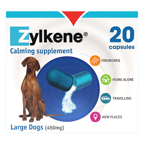 Zylkene Calming Supplement For Large Dogs 450mg 20 Capsule-image-21293