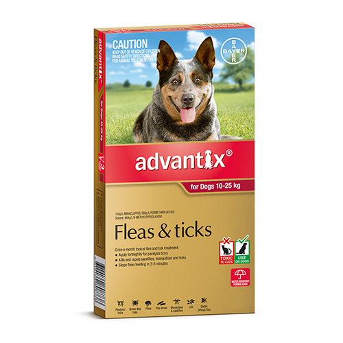 K9 Advantix For Large Dogs 10 To 25kg (Red) 4 Pack-image-9506