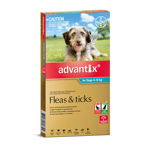 K9 Advantix For Medium Dogs 4 To 10kg (Aqua) 4 Pack-image-9505
