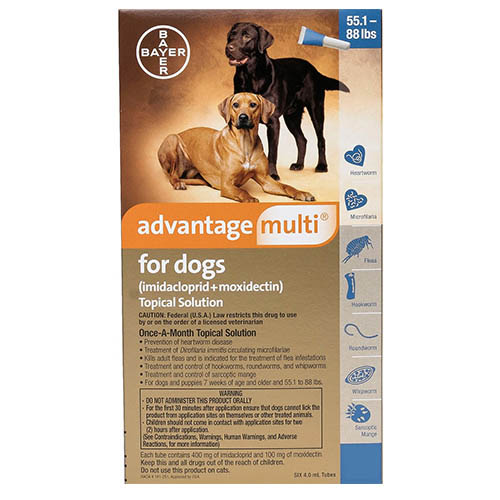 Advantage Multi (Advocate) For Extra Large Dogs Over 25 Kg (Blue) 12 Pack-image-9687