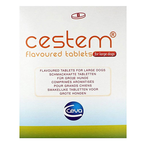 Cestem Flavored Tablets For Large Dogs 2 Tablets-image-9880