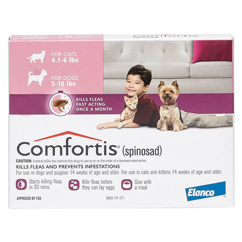Comfortis For Dogs 2.3 - 4.5 Kg (Pink) 12 Chews-image-8597