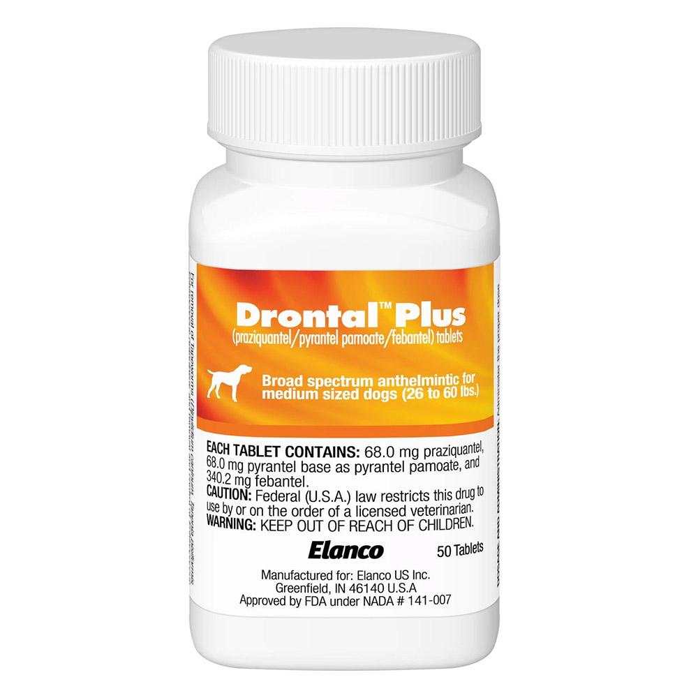 Drontal Wormers Tabs For Dogs 10kg 1 Tablet-image-21459