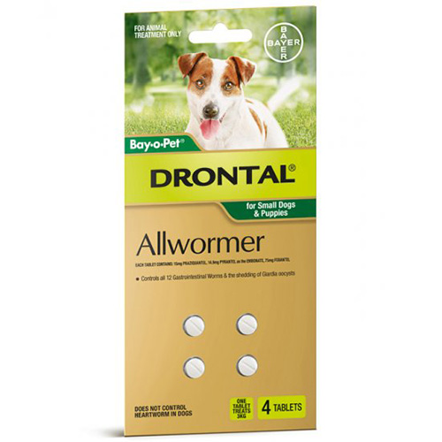 Drontal Wormers Tabs For Dogs 3Kg