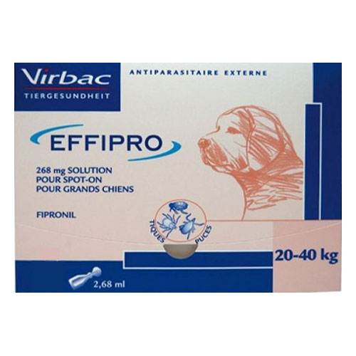 Effipro Spot-On Solution For Large Dogs (20-40 Kg) 12 Pipettes-image-9780