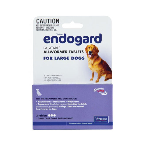 Endogard For Large Dogs 20kg (Purple) 1 Tablet-image-21046