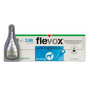 Flevox Spot-On For Large Dogs 45 To 88 Lbs. (Blue) 12 Pack-image-21066