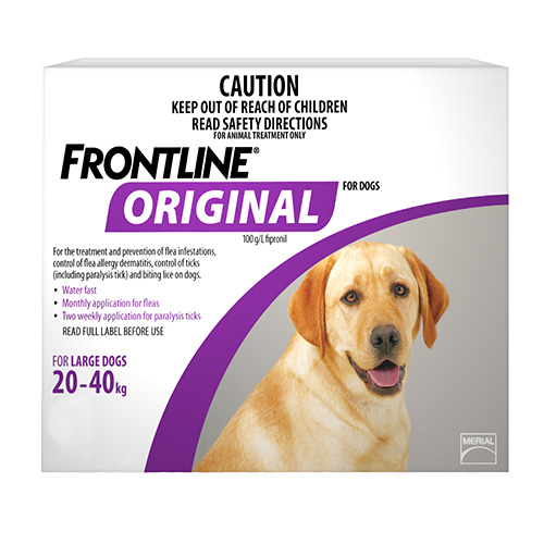Frontline Original For Large Dogs 20-40 Kg (Purple)