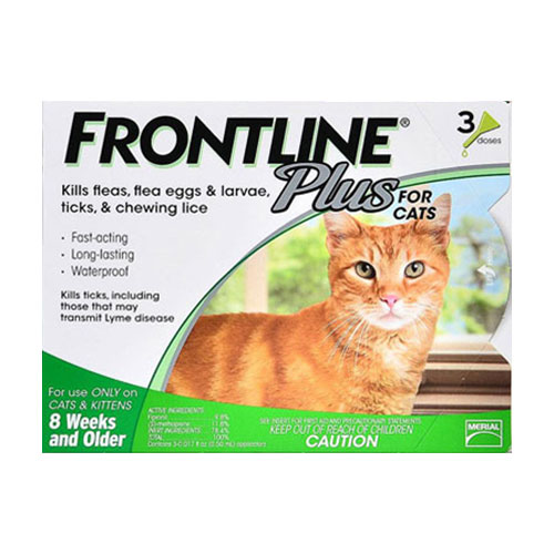 Frontline Plus For Cats 3 Pipettes-image-9683