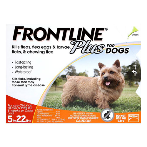 Frontline Plus For Small Dogs Up To 10kg (Orange) 12 Pipettes-image-9103