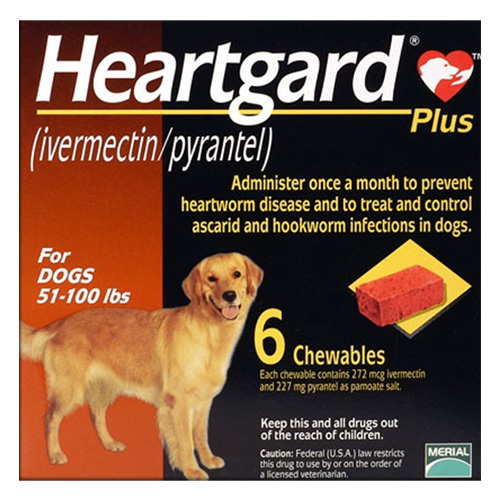 Heartgard Plus Chewables For Large Dog 23 To 45 Kg (Brown)