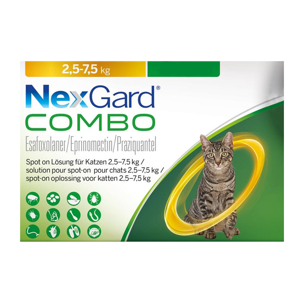 Nexgard Combo For Cats 5.5lbs - 16.5lbs 6 Pack-image-21194