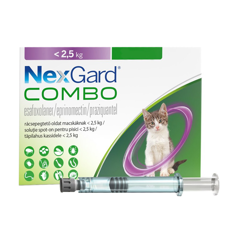 Nexgard Combo For Cats Upto 5.5lbs 3 Pack-image-21190