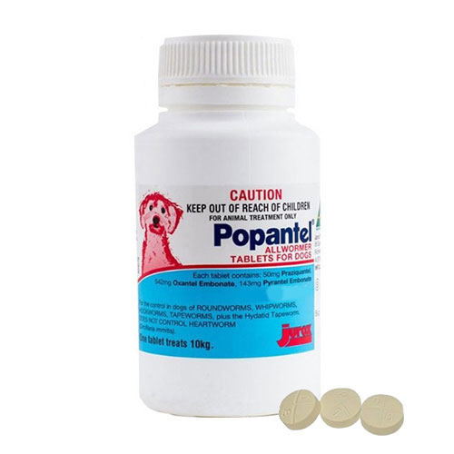 Popantel For Dogs 10 Kg 2 Tablet-image-5955