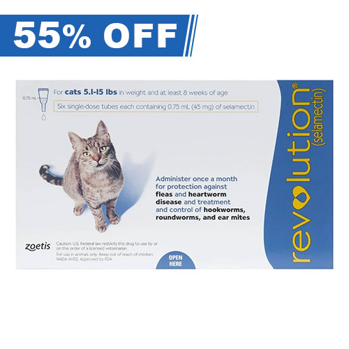 Revolution For Cats (Blue) 2.6 - 7.5 Kg 6 Pack-image-9677