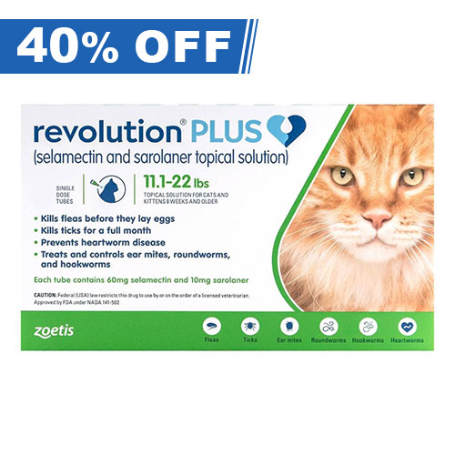 Revolution Plus For Large Cats 11-22lbs (Green) 3 Pack-image-20502