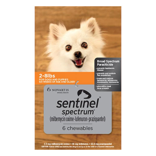 Sentinel Spectrum Tasty Chews for Dog Supplies