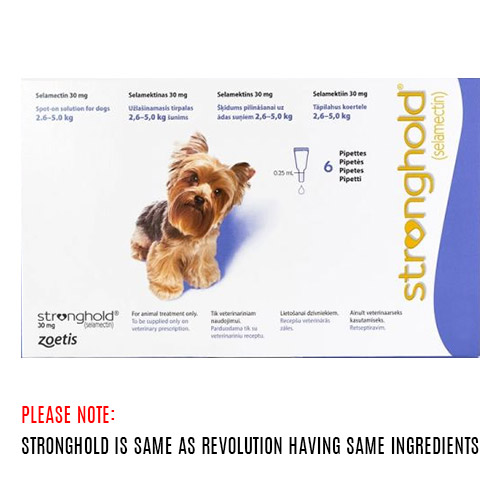 Revolution (Stronghold) For Very Small Dogs 2 To 5Kg (Purple)