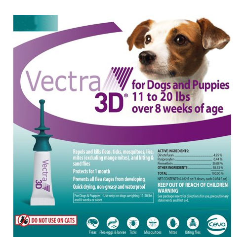Vectra 3d For Small Dogs 8-22lbs 12 Doses-image-20437